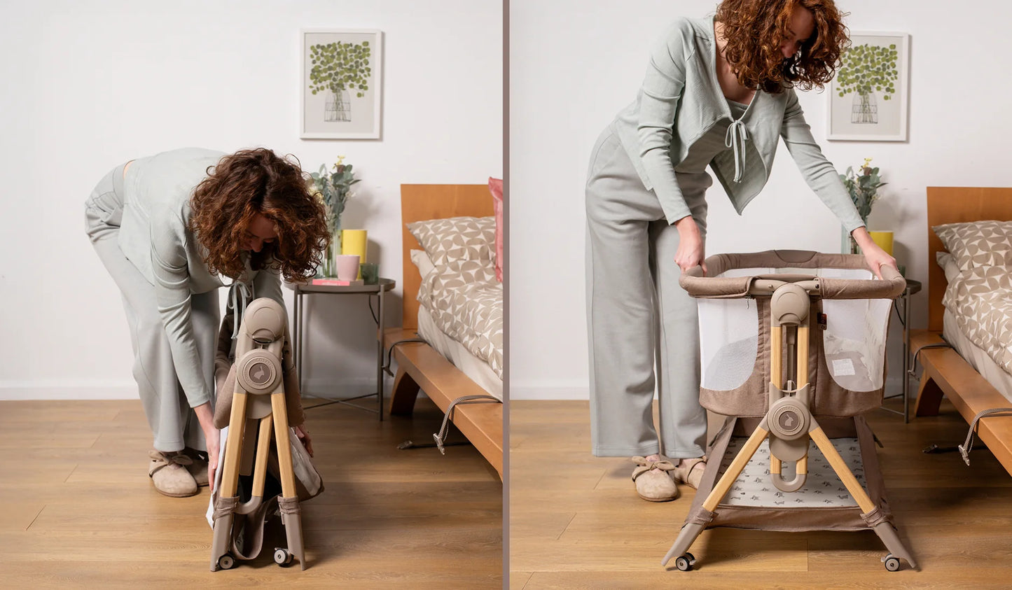 Cosatto Close to Me Folding Bedside Crib Lollop