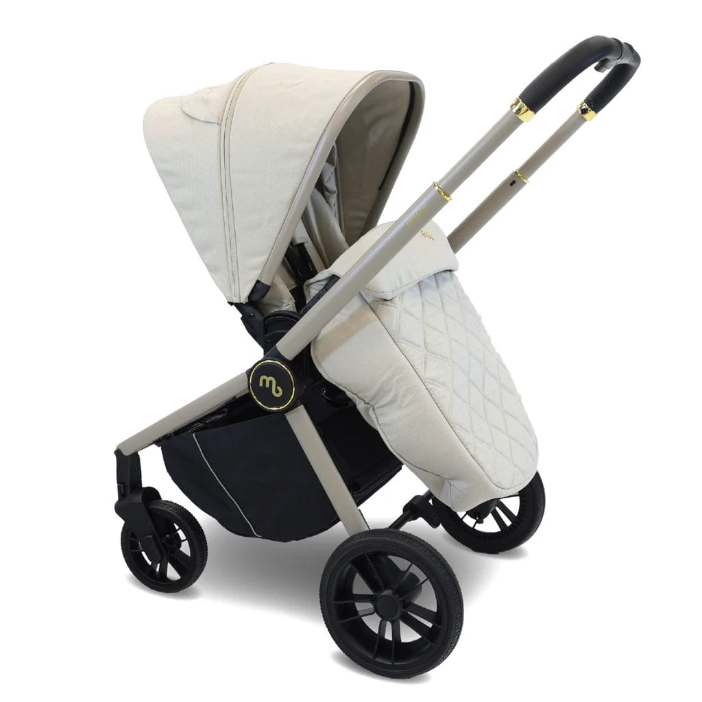 My Babiie Travel System 3 in 1 - MB450 i-Size With Spin 360 Car Seat and Isofix - Ivory