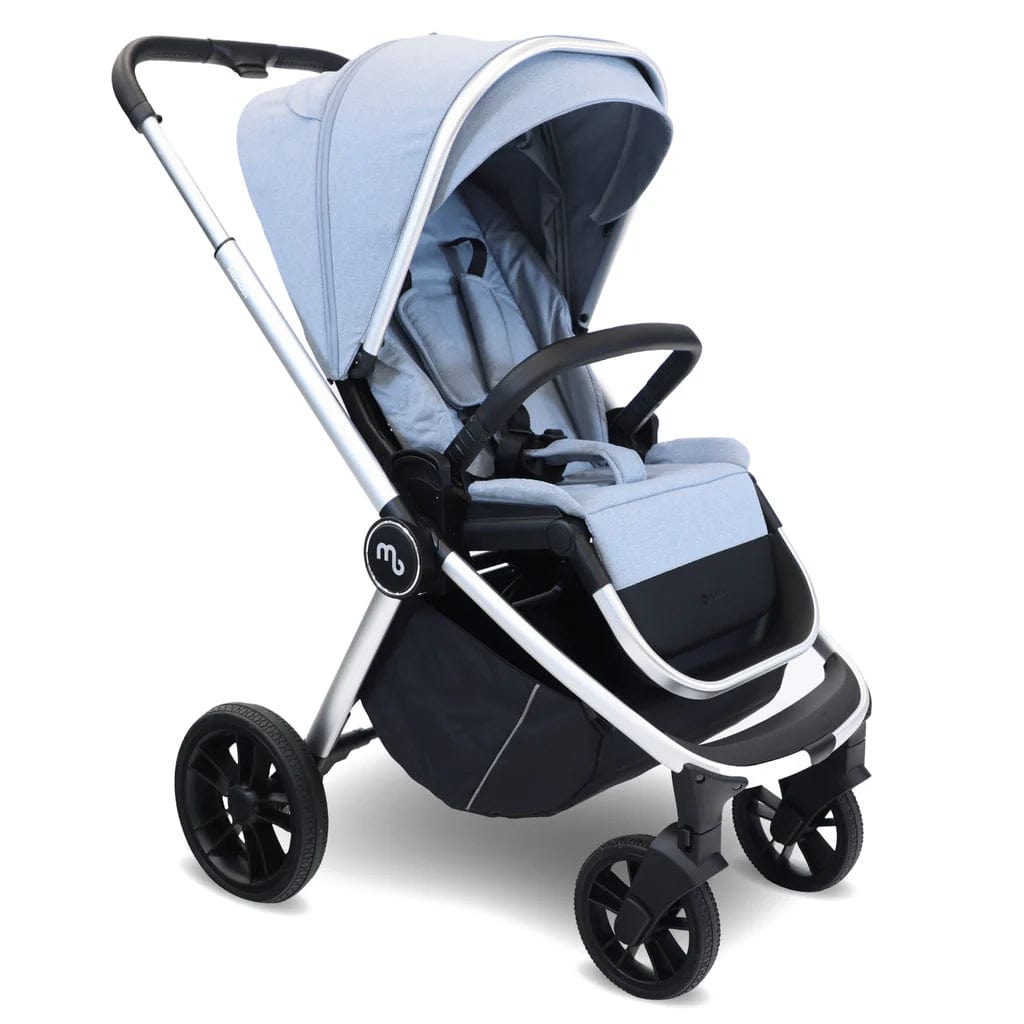 My Babiie Travel System 3 in 1 - MB450 i-Size With Spin 360 Car Seat and Isofix - Steel Blue
