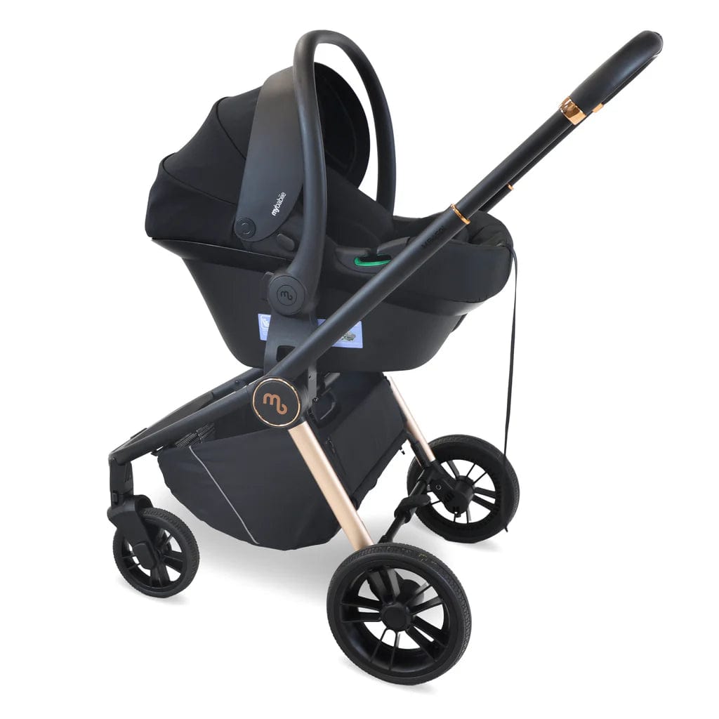 My Babiie Travel System 3 in 1 - MB450 i-Size With Spin 360 Car Seat and Isofix - Pink