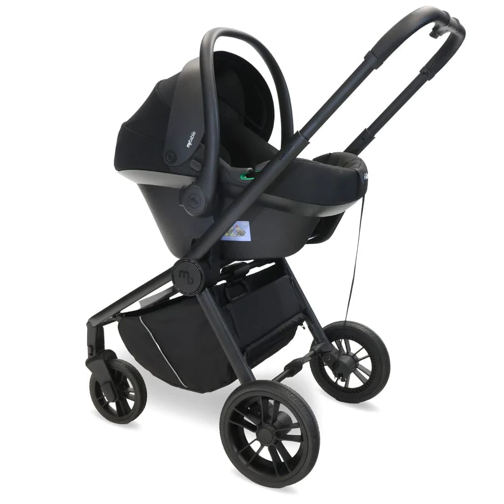 My Babiie Travel System 3 in 1 - MB450 i-Size With Spin 360 Car Seat and Isofix - Chocolate *PRE ORDER