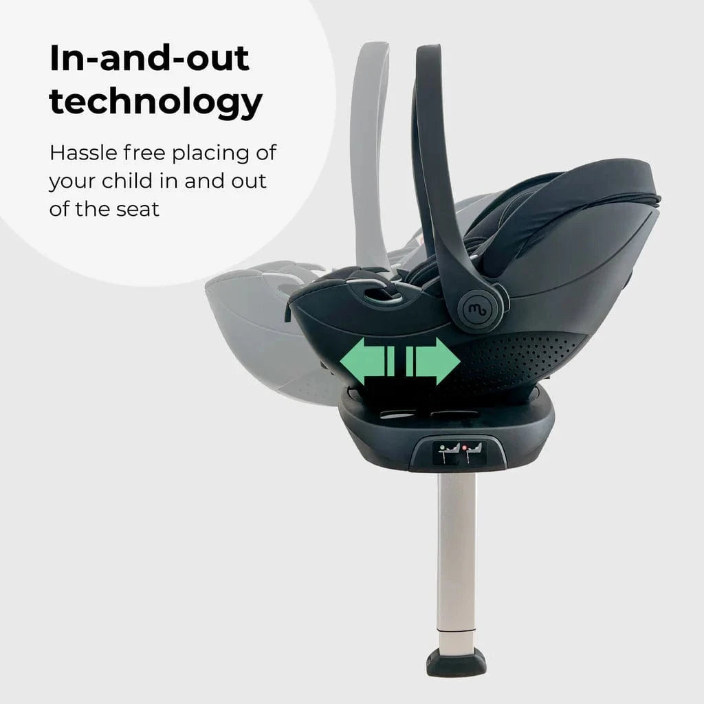 My Babiie Travel System 3 in 1 - MB450 i-Size With Spin 360 Car Seat and Isofix - Chocolate *PRE ORDER