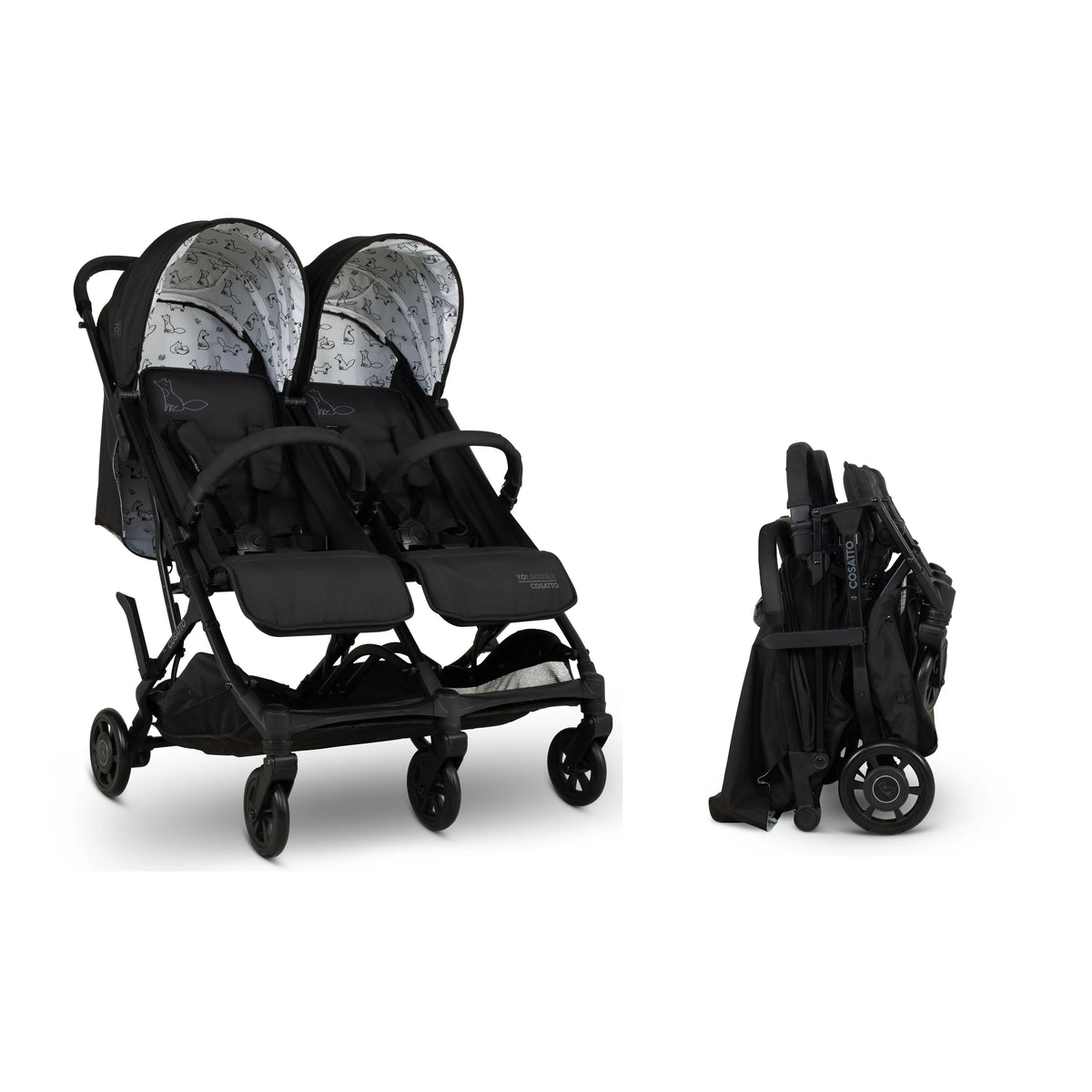 Cosatto Yo! Double Stroller Foxed *SEPTEMBER OFFER