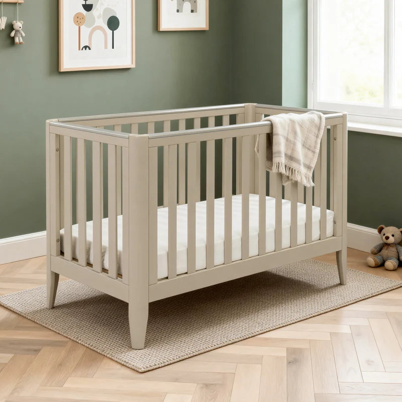 Babymore Iris Cot Bed- Cashmere