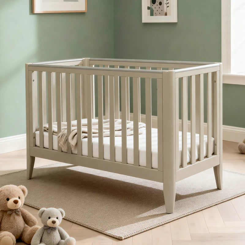 Babymore Iris Cot Bed- Cashmere