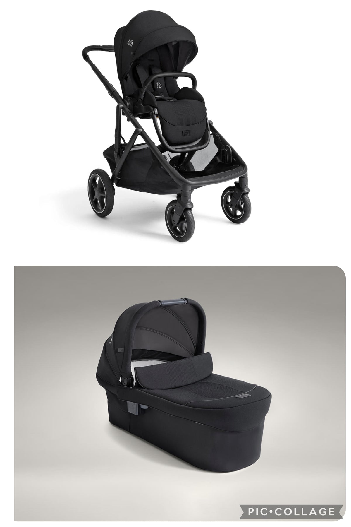Joie Versiti Signature Single To Double Pushchair Inc Ramble XL carrycot  - Eclipse