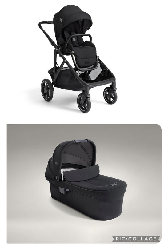 Joie Versiti Signature Single To Double Pushchair Inc Ramble XL carrycot  - Eclipse
