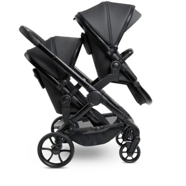 Icandy Peach 7 Twin Seat Bundle Studio With 2 Luxury Footmuffs