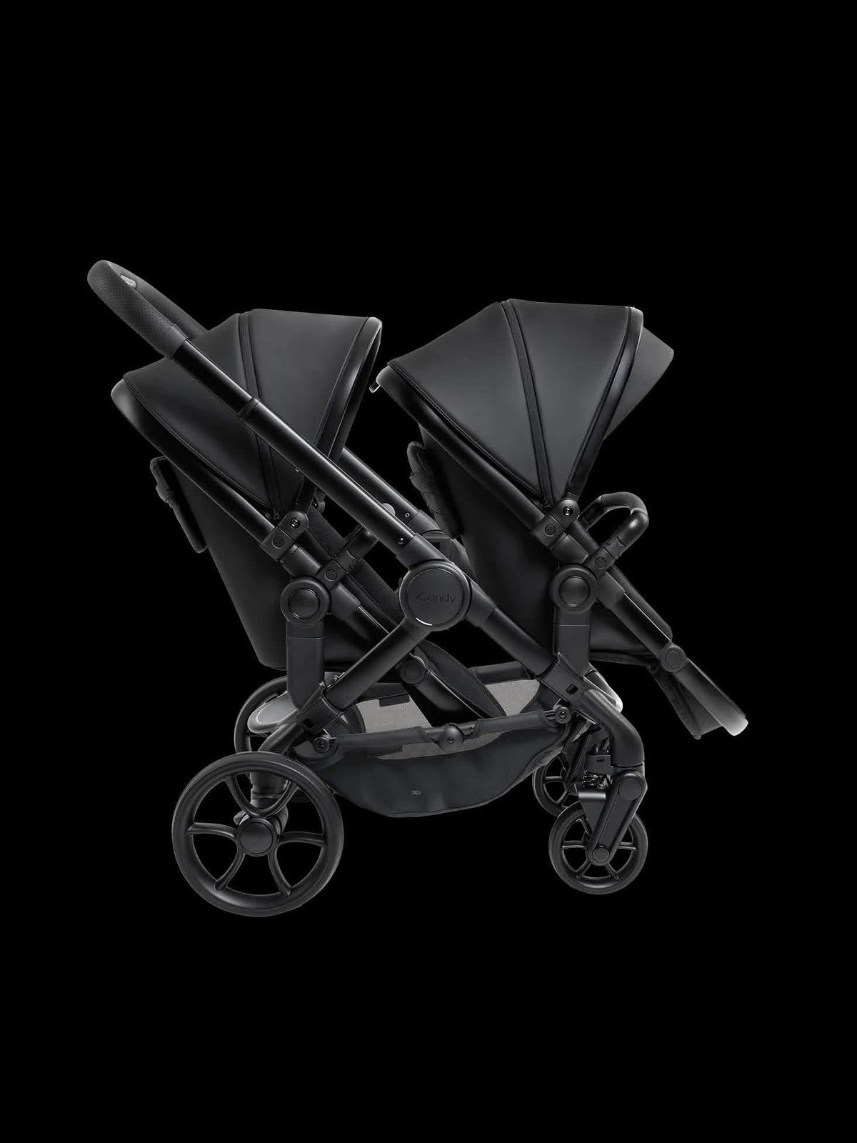 Icandy Peach 7 Twin Seat Bundle Studio With 2 Luxury Footmuffs