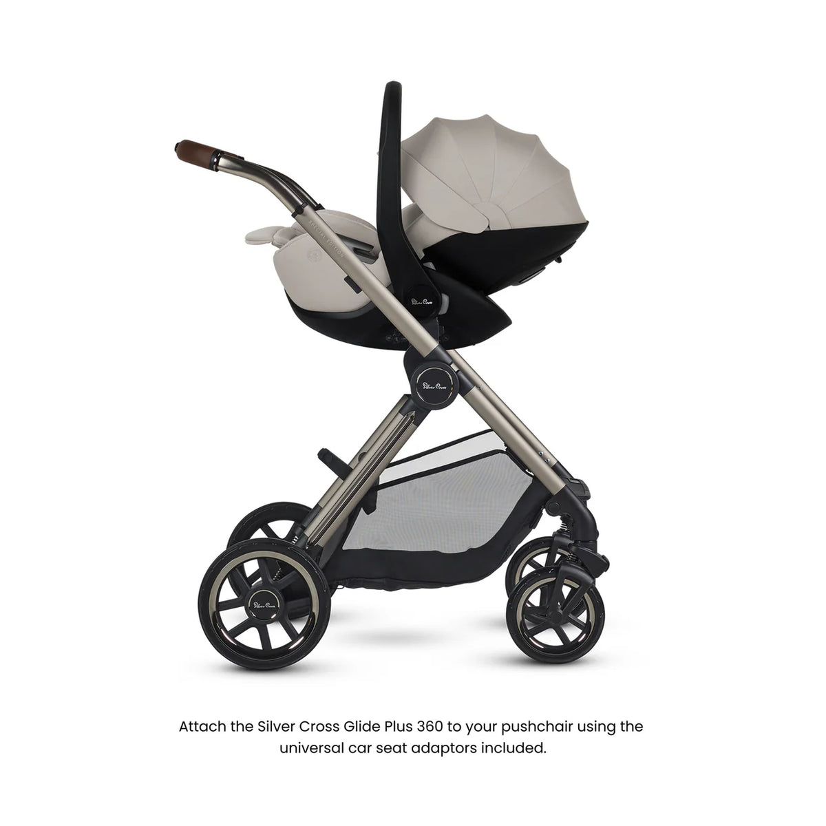 Silver Cross Reef 2 Special Edition Travel System Ultimate 360 Infant Carrier Bundle (11 piece) Frappe