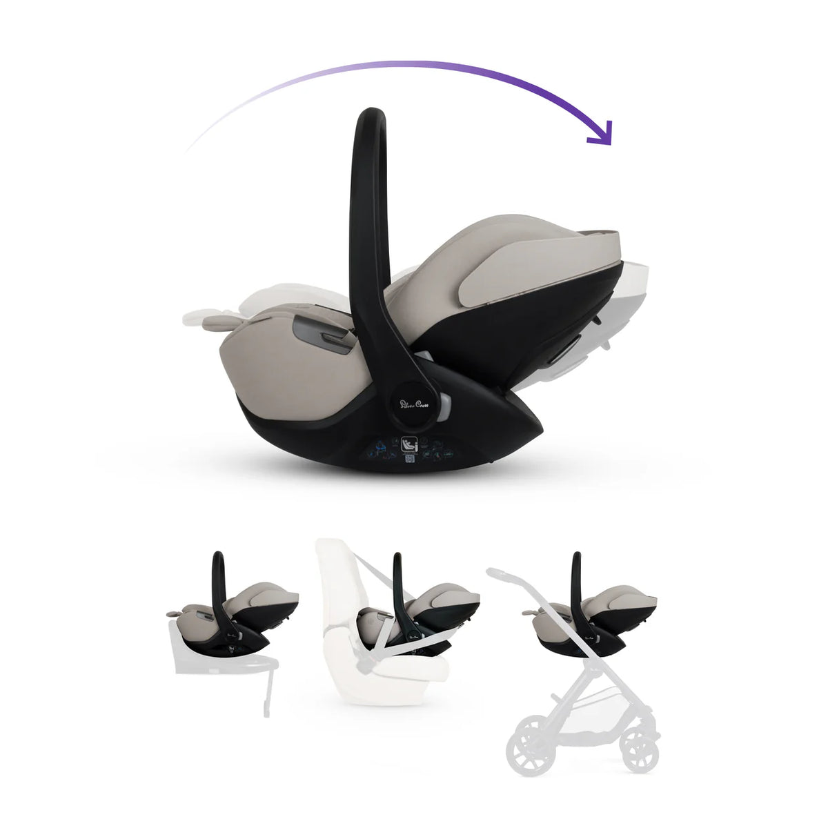 Silver Cross Reef 2 Special Edition Travel System Ultimate 360 Infant Carrier Bundle (11 piece) Frappe