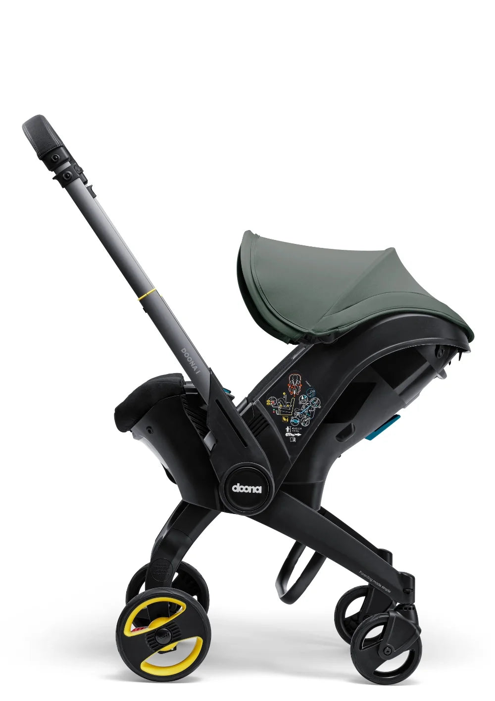 Doona+ Car Seat - Slate Green inc Seat Protector