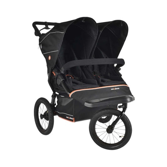 Out n About Nipper Double V6 Plus Pushchair Summit Black Pre Order