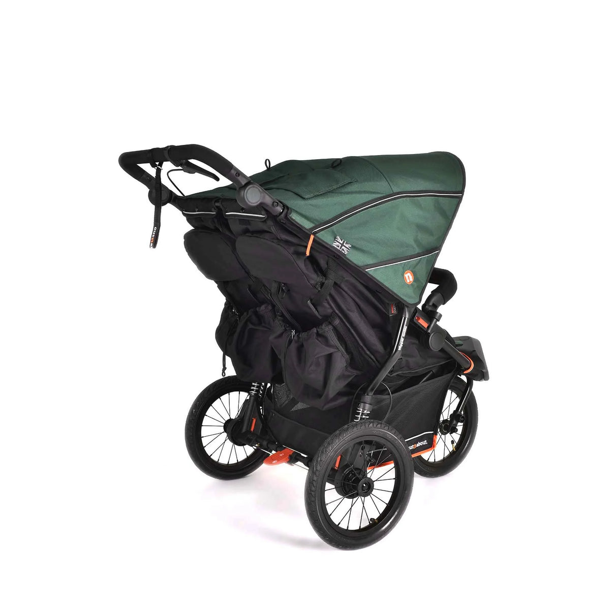 Out n About Nipper Double V6 Plus Twin Bundle Sycamore Green Pre Order