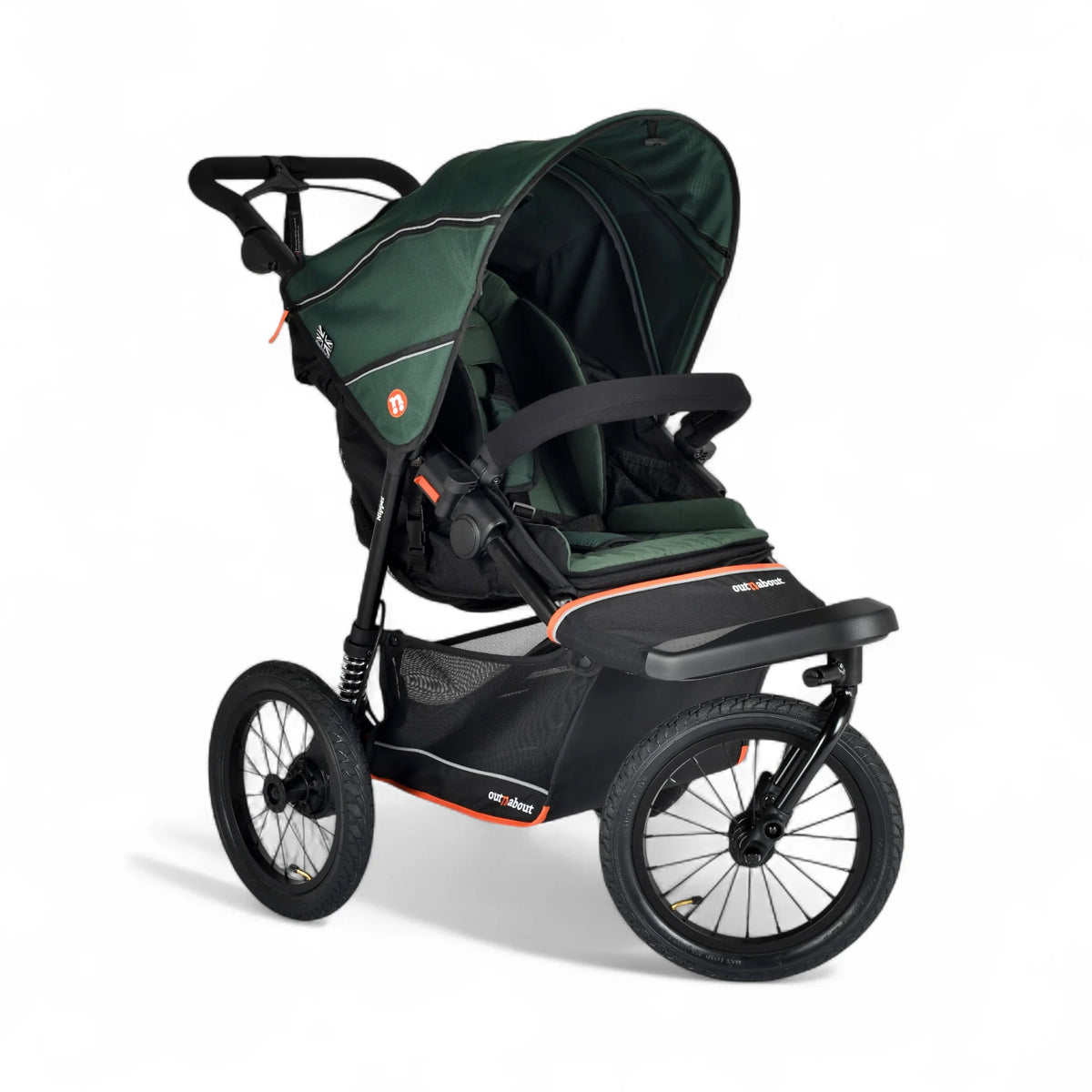Out n About Nipper V6 Plus Pushchair Sycamore Green - Pre-order October delivery