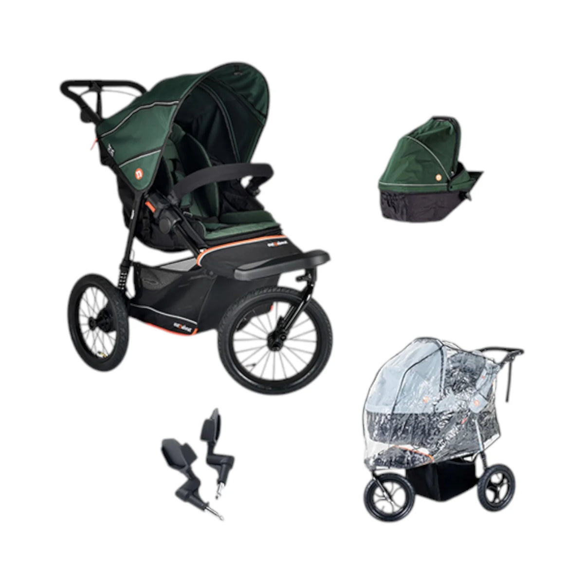 Out n About Nipper V6 Plus Newborn Bundle Sycamore Green - Pre Order November