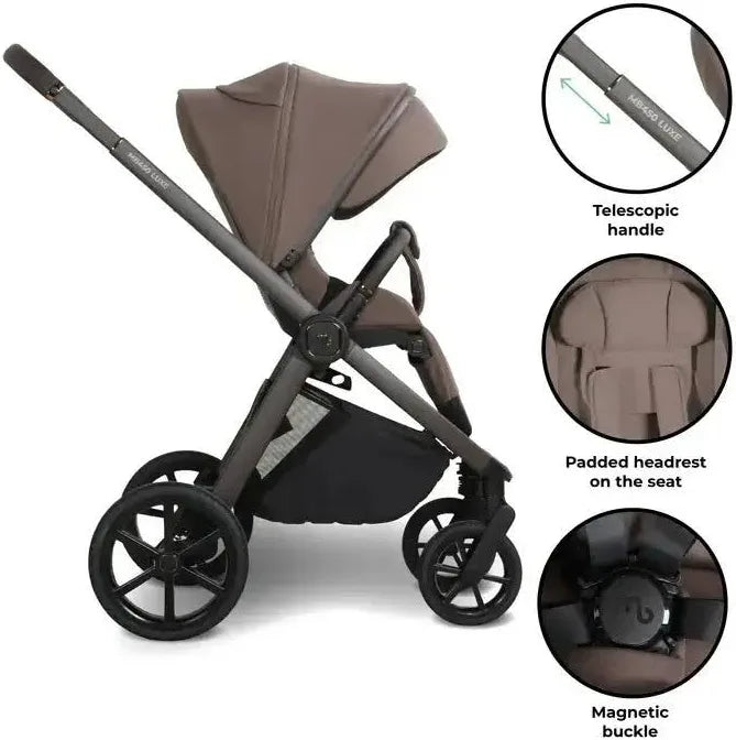 My Babiie MB450 Luxe Travel System - Cookie (Exclusive) 360 Base  *PRE ORDER