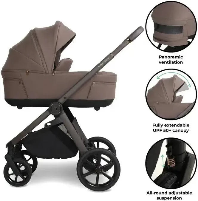 My Babiie MB450 Luxe Travel System - Cookie (Exclusive) 360 Base  *PRE ORDER