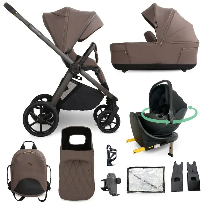 My Babiie MB450 Luxe Travel System - Cookie (Exclusive) 360 Base  *PRE ORDER