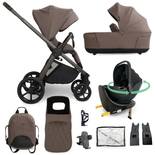 My Babiie MB450 Luxe Travel System - Cookie (Exclusive) 360 Base  *PRE ORDER