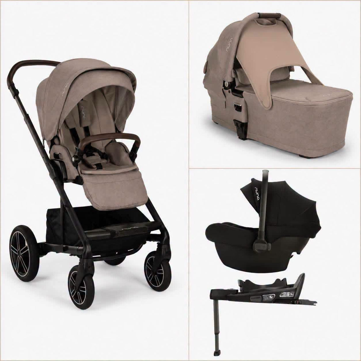 Nuna mixx cedar Pipa lite bundle ex display