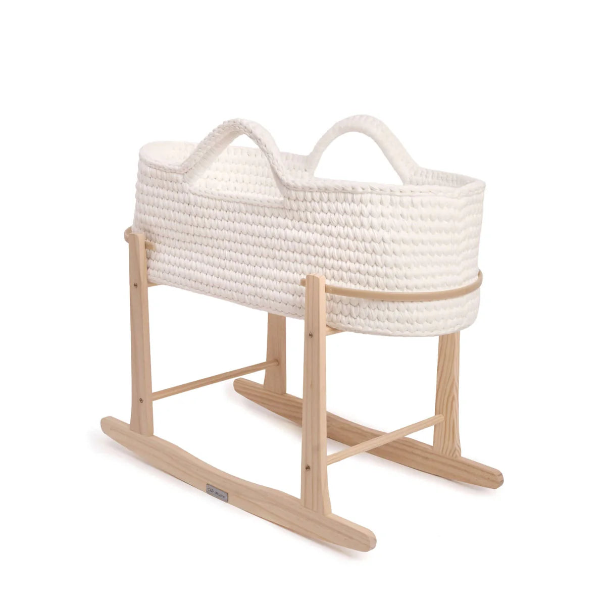 Clair De Lune Crochet Moses Basket With Stand