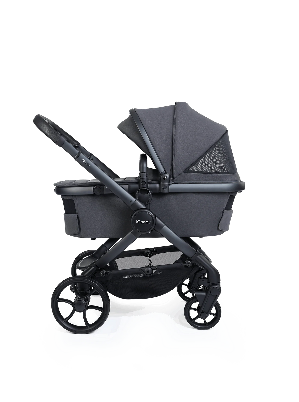 iCandy Peach 8 Grey Pushchair and Carrycot - Pushchair Bundle