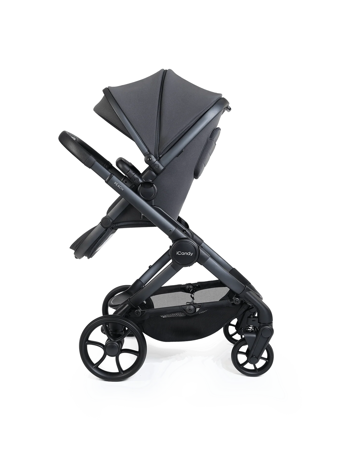 iCandy Peach 8 Grey Pushchair and Carrycot - Pushchair Bundle