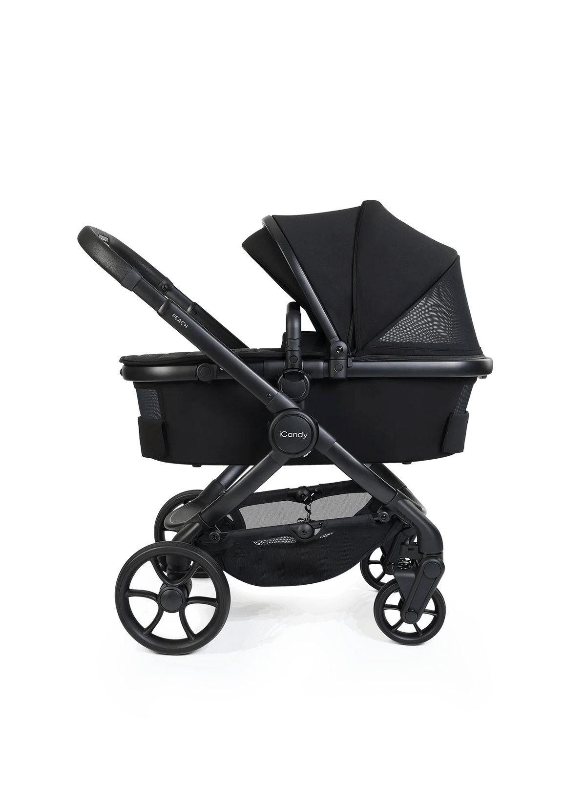 iCandy Peach 8 Black Pushchair and Carrycot - Pushchair Bundle