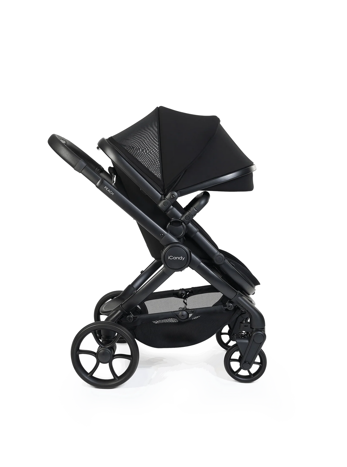 iCandy Peach 8 Black Pushchair and Carrycot - Pushchair Bundle