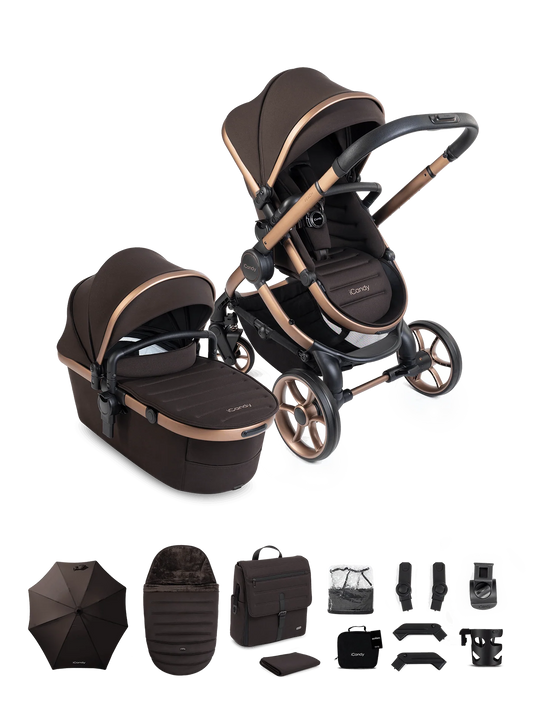 iCandy Peach 8 Pecan Pushchair and Carrycot - Pushchair Bundle