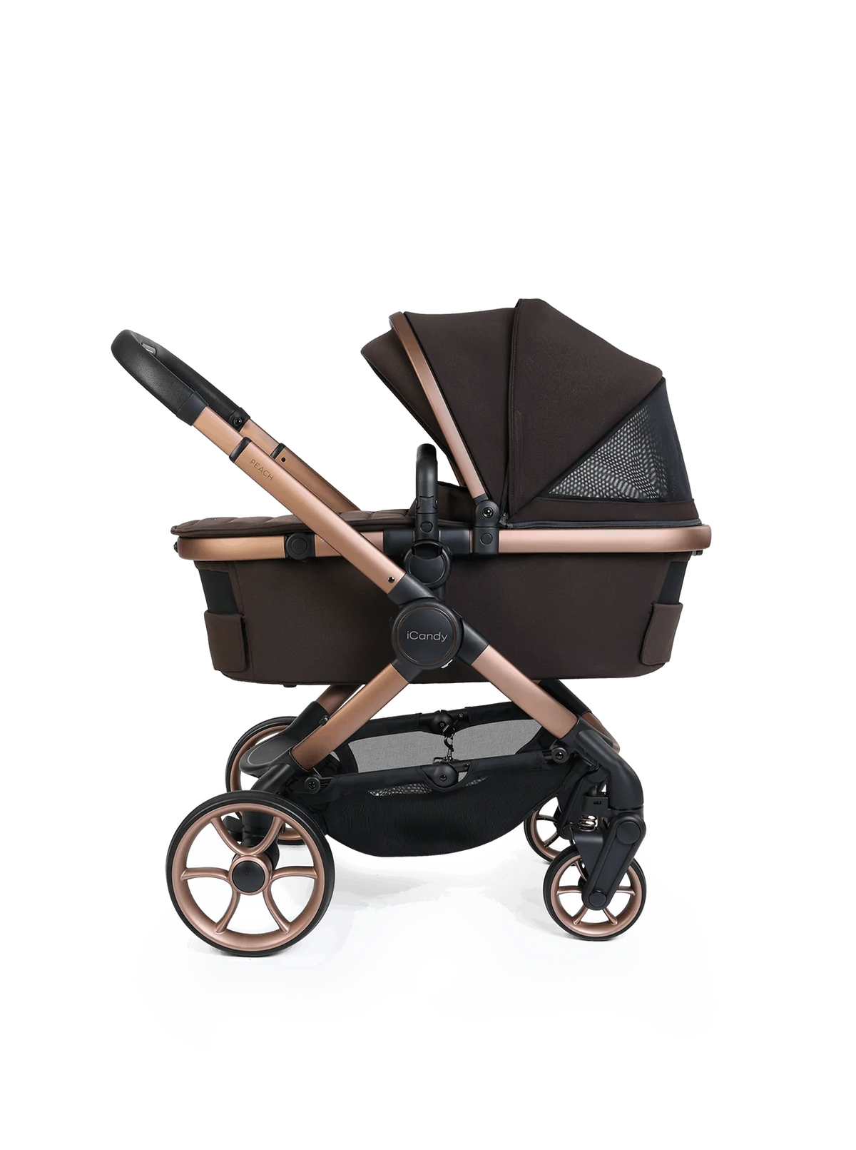 iCandy Peach 8 Pecan Pushchair and Carrycot - Pushchair Bundle
