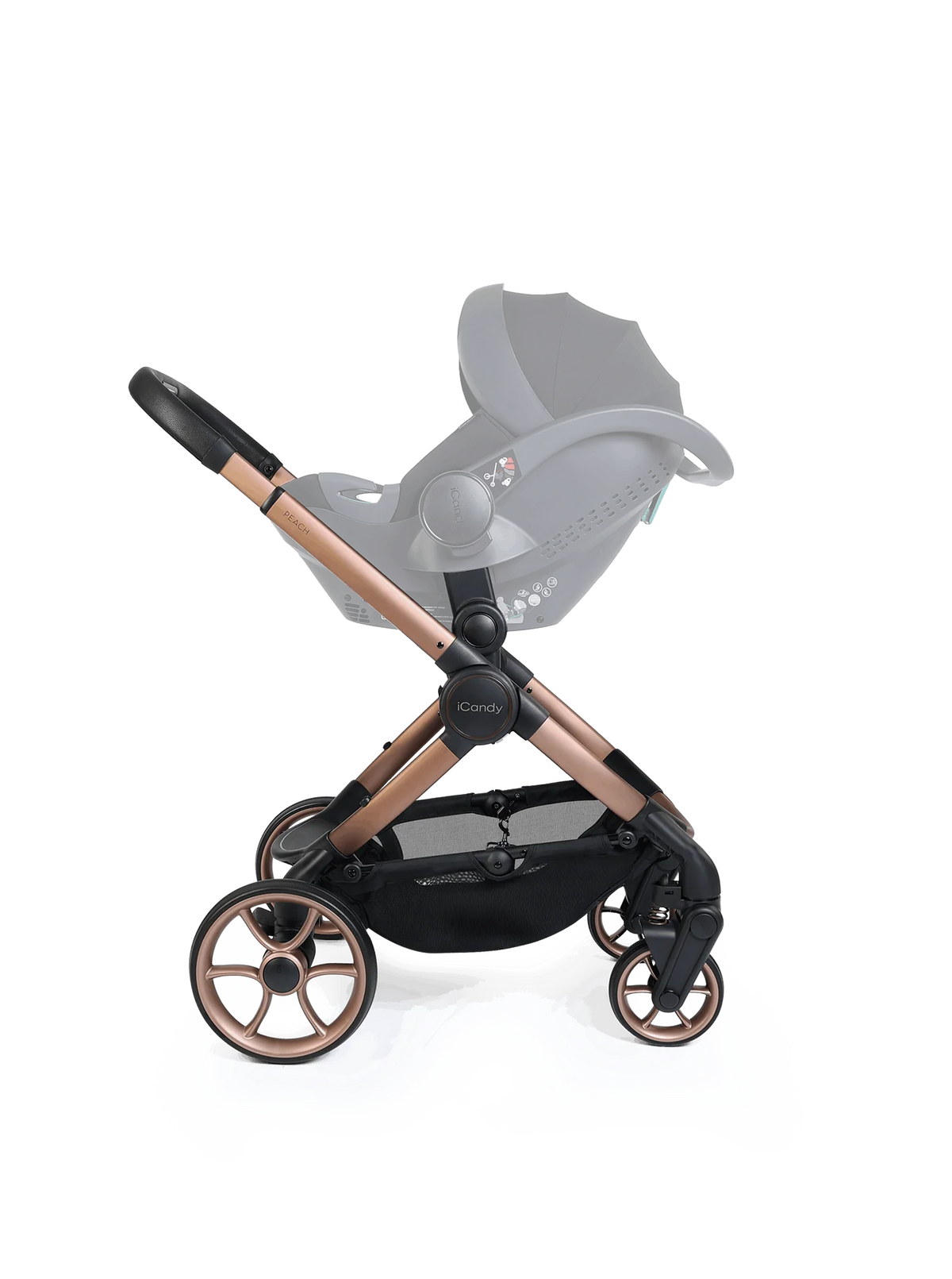 iCandy Peach 8 Pecan Pushchair and Carrycot - Pushchair Bundle