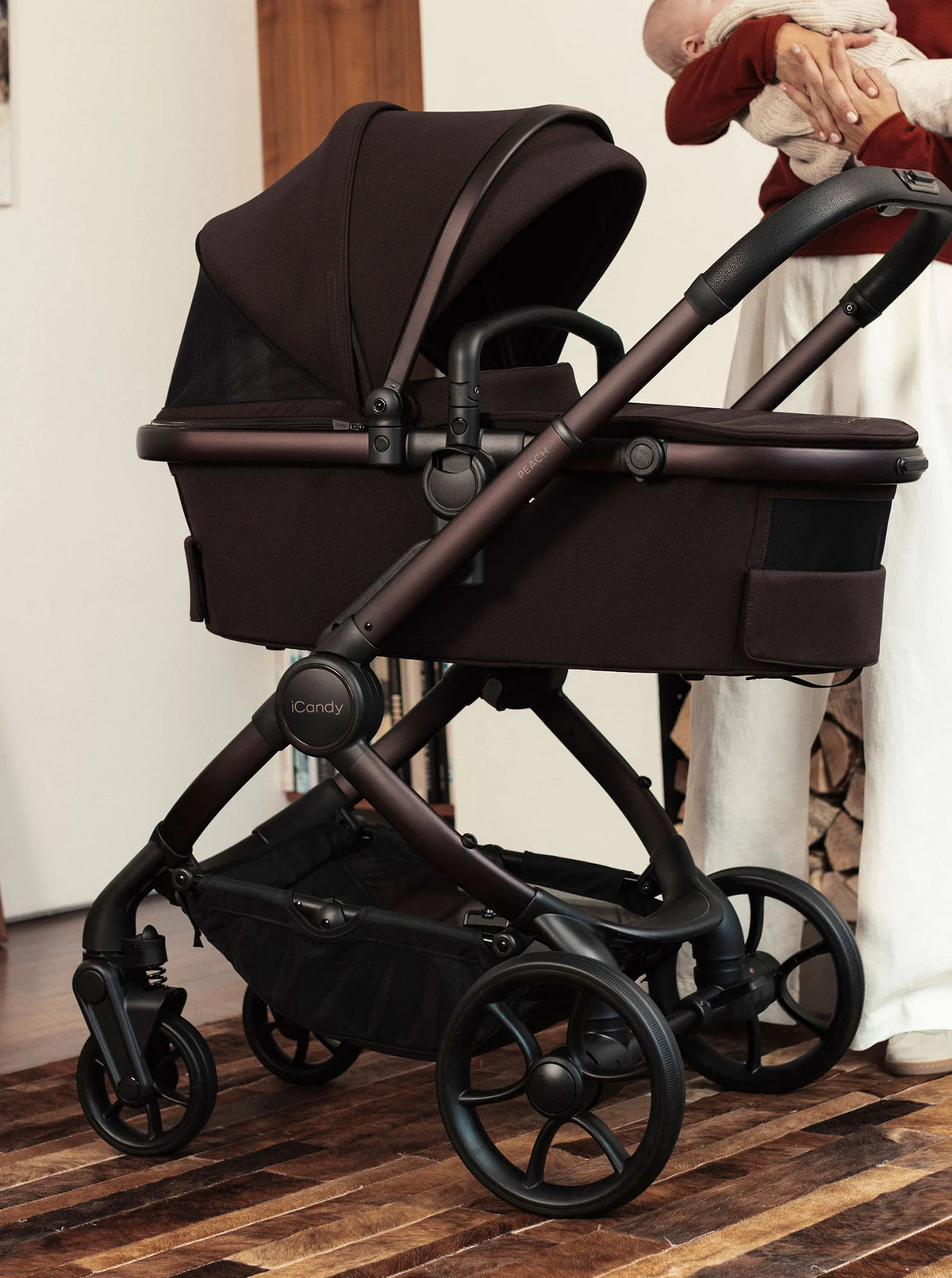 iCandy Peach 8 Coffee Bean Pushchair and Carrycot - Pushchair Bundle