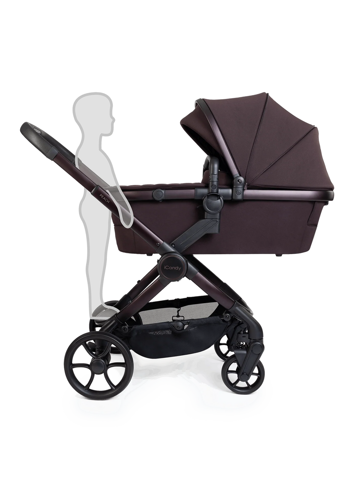 iCandy Peach 8 Coffee Bean Pushchair and Carrycot - Pushchair Bundle