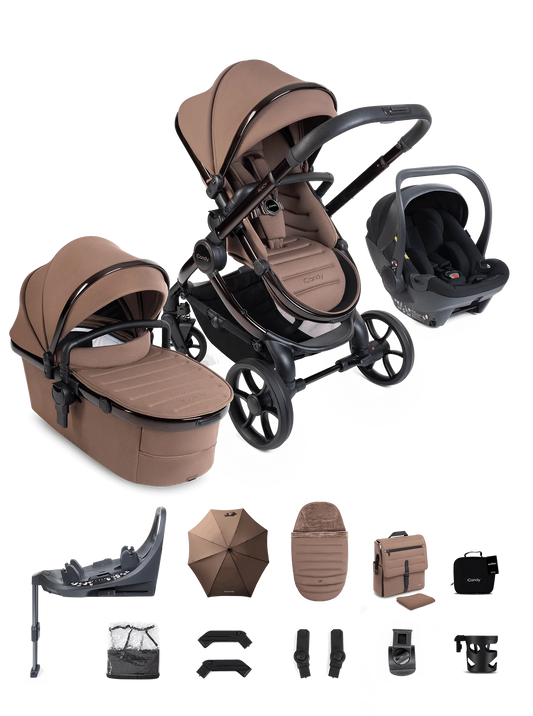 iCandy Peach 8 Coco Pushchair and Carrycot - 360 Car Seat Pushchair Bundle