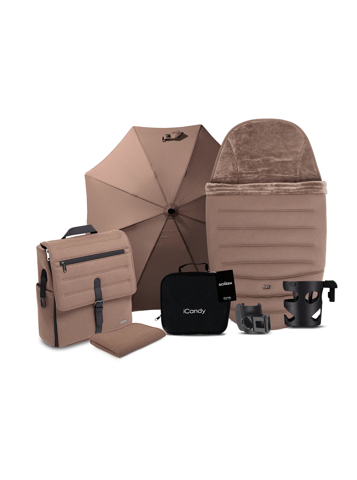 iCandy Peach 8 Coco Pushchair and Carrycot - 360 Car Seat Pushchair Bundle
