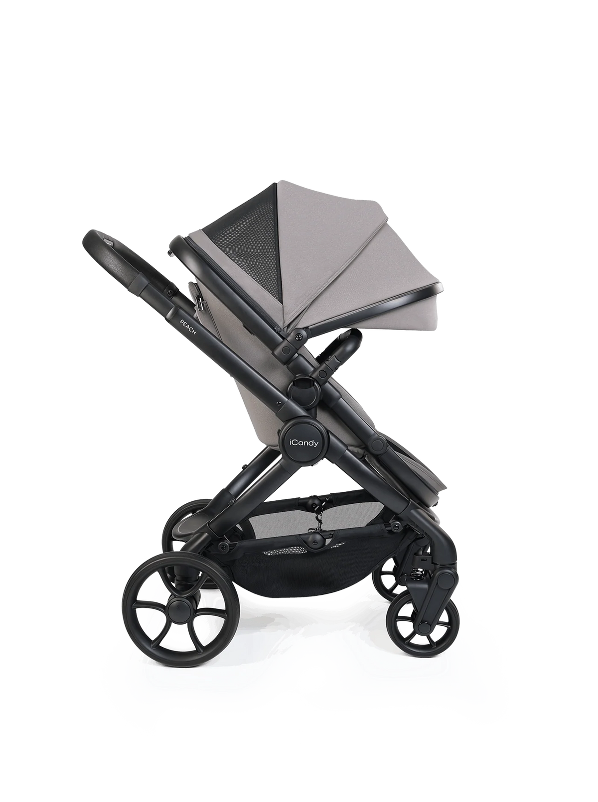 iCandy Peach 8 Porcini Pushchair and Carrycot - 360 Car Seat Pushchair Bundle