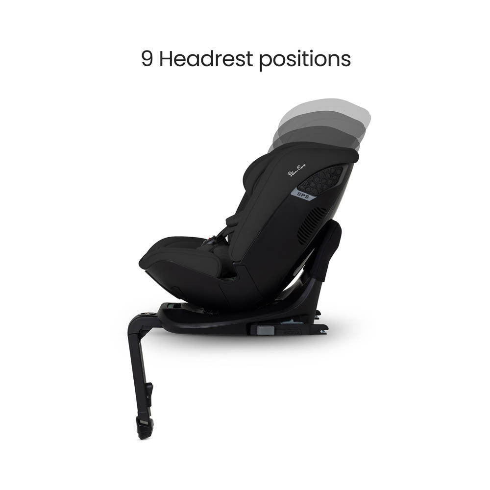 Silver Cross Motion 3 All Size 360 Rotating Car Seat Iconic Black