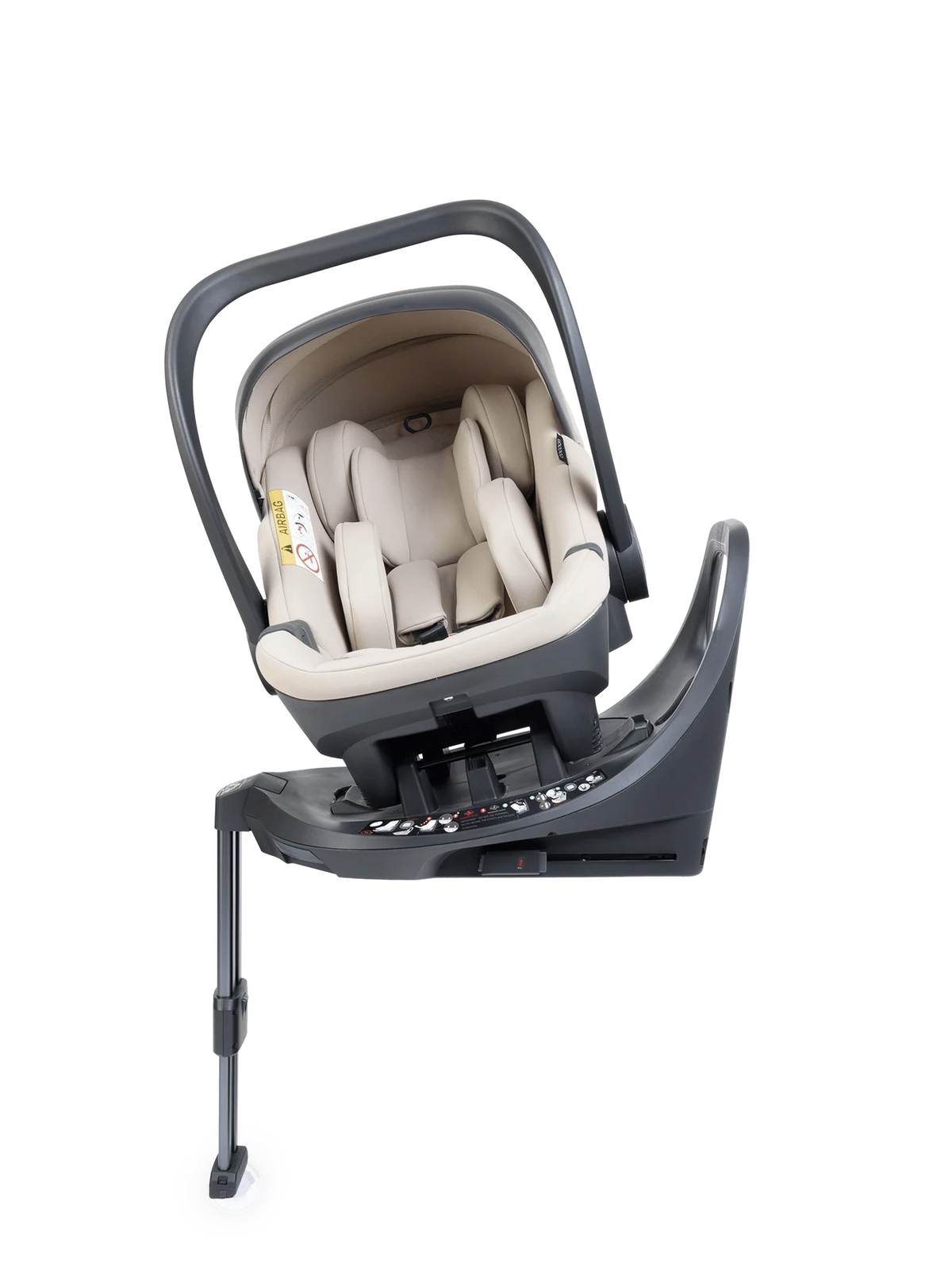 iCandy Peach 8 Taupe Pushchair and Carrycot - 360 Car Seat Pushchair Bundle