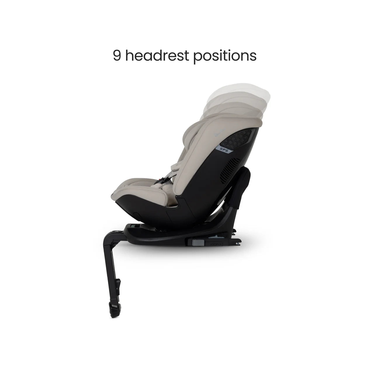Silver Cross Motion 3 All Size 360 Rotating Car Seat Natural Taupe