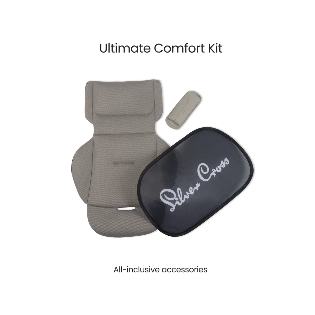 Silver Cross Motion 3 All Size 360 Rotating Car Seat Natural Taupe