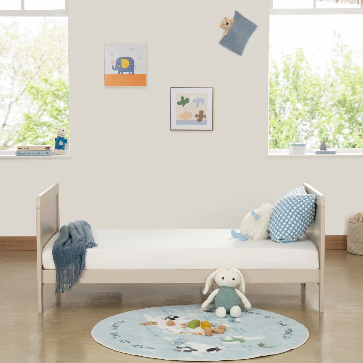 Babymore Caro Urban Cot Bed Cashmere *SEPTEMBER OFFER