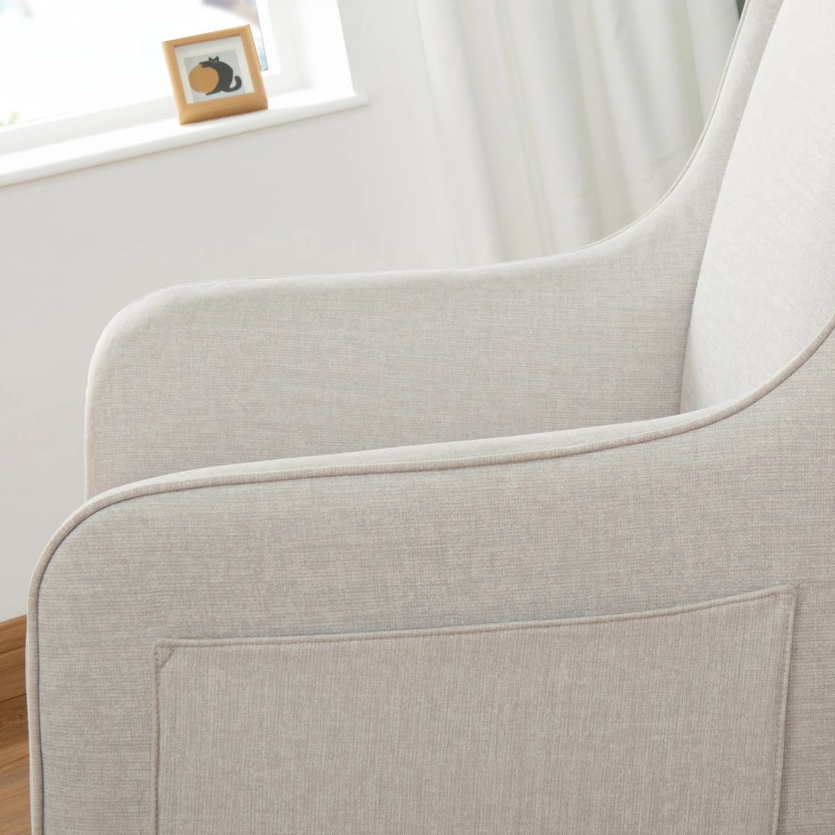 Ida Nursing Chair with Footstool – Cashmere *SEPTEMBER OFFER