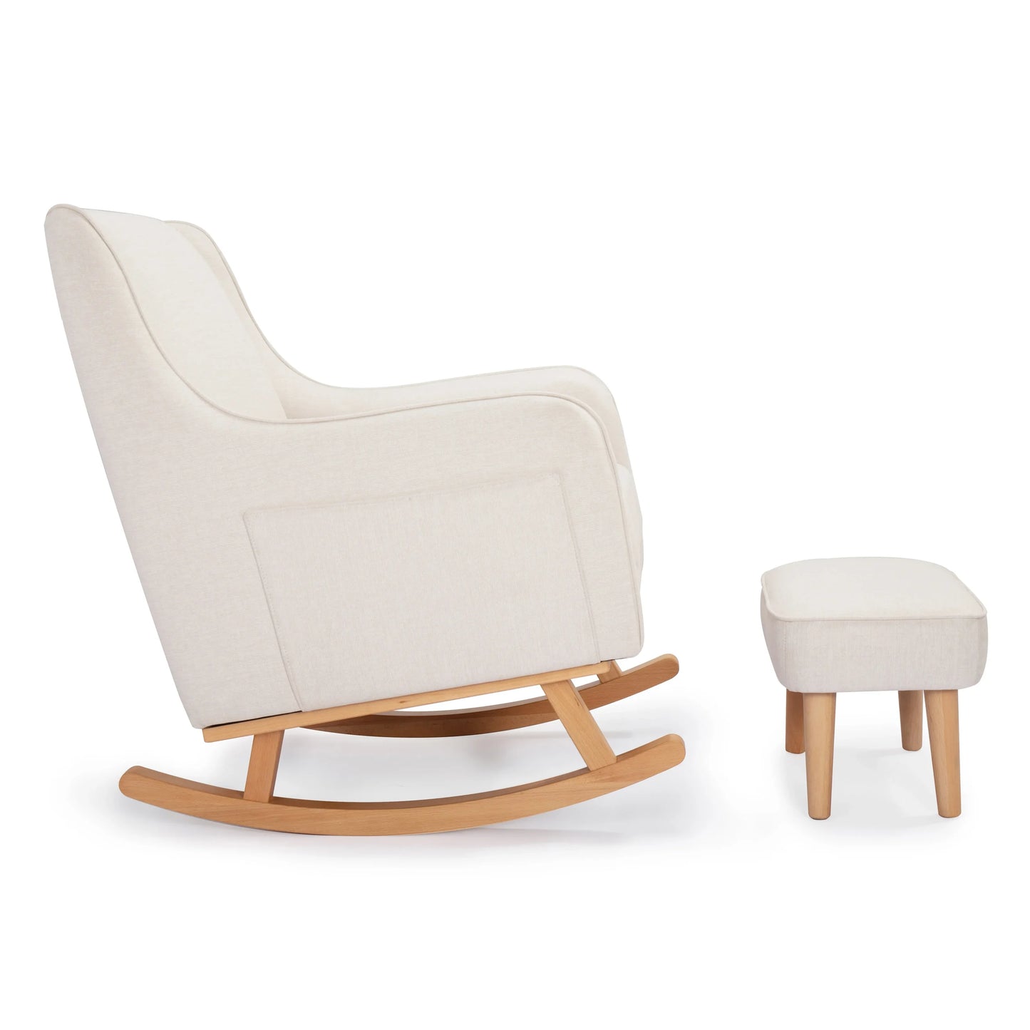 Ida Nursing Chair with Footstool – Ivory *AUGUST OFFER