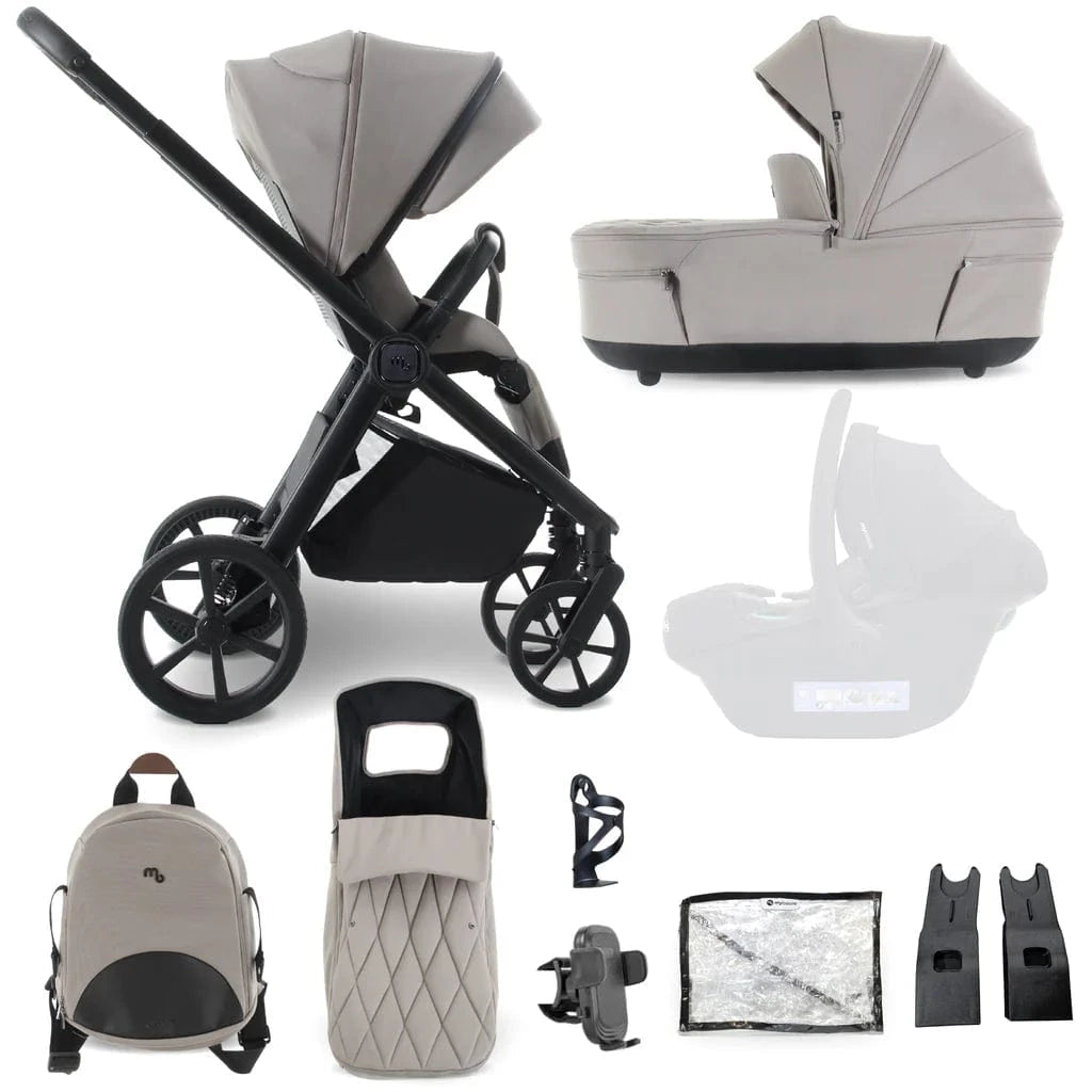 My Babiie MB450 LUXE 2-in-1 Pushchair & Carrycot - Mink *Pre Order