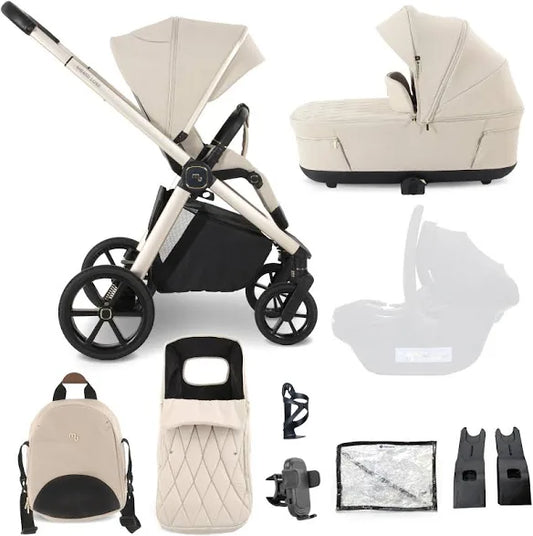 My Babiie MB450 LUXE 2-in-1 Pushchair & Carrycot - Feather Pre Order