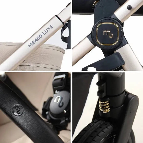 My Babiie MB450 LUXE 2-in-1 Pushchair & Carrycot - Feather Pre Order