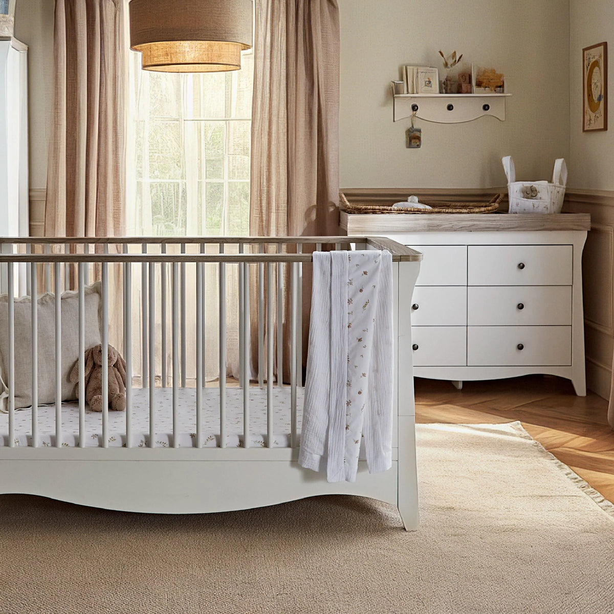 Clara Luxe 2 Piece Furniture Set - White & Ash Pre Order