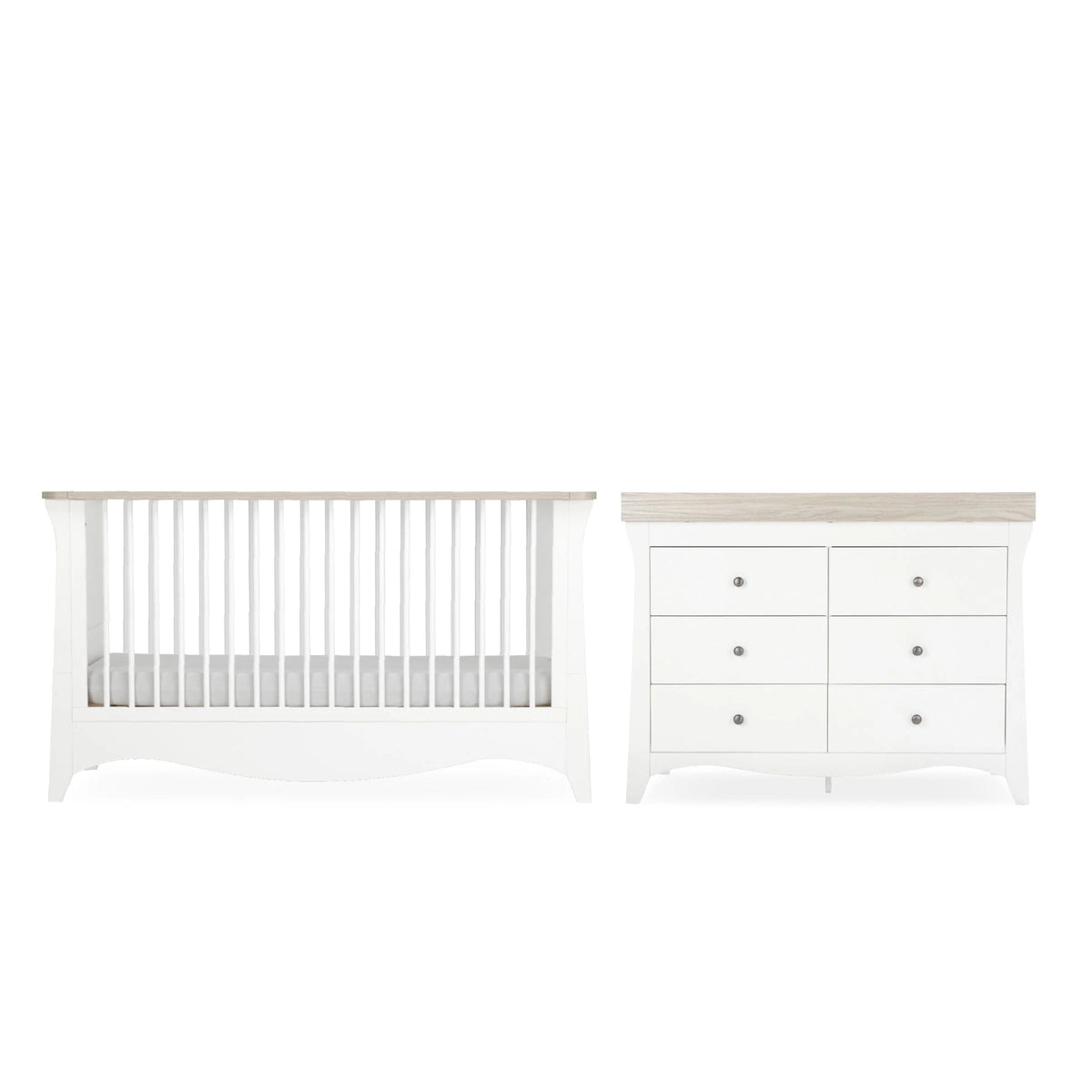 Clara Luxe 2 Piece Furniture Set - White & Ash Pre Order